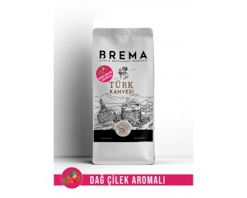 Dağ Çilek Aromalı Türk Kahvesi 500Gr. - Brema