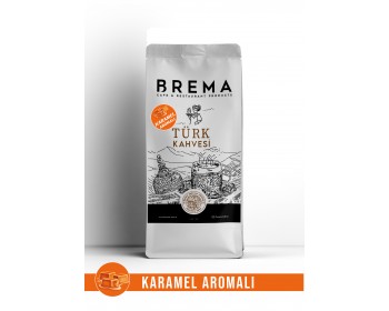 Karamel Aromalı Türk Kahvesi 500Gr. - Brema