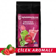 Çilekli Smoothie & Milkshake İçecek Tozu 1000 Gr.