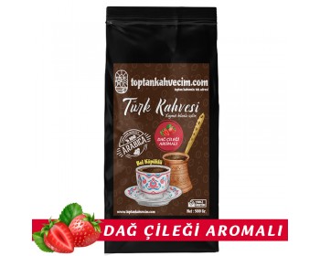 Dağ Çilekli Türk Kahvesi 500Gr.